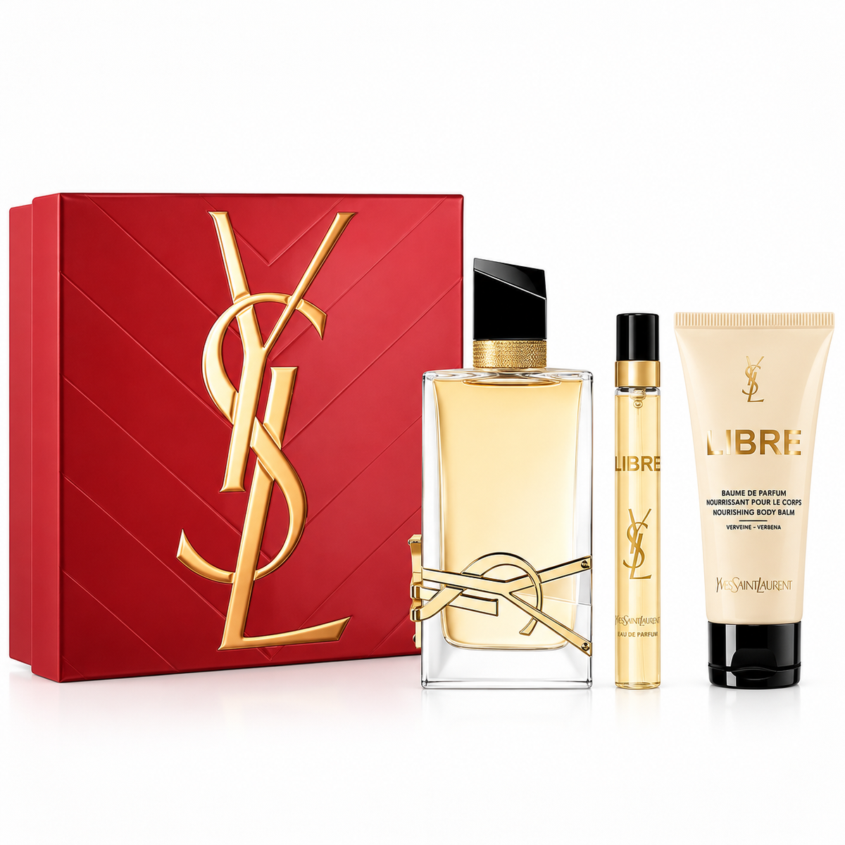 Yves Saint Laurent Libre Eau de Parfum 3-Piece Gift Set for Women – 3.0 oz (90 ml)