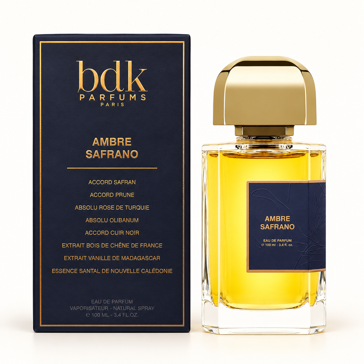 BDK Parfums Ambre Safrano Eau de Parfum – Unisex 3.4 oz (100 ml)