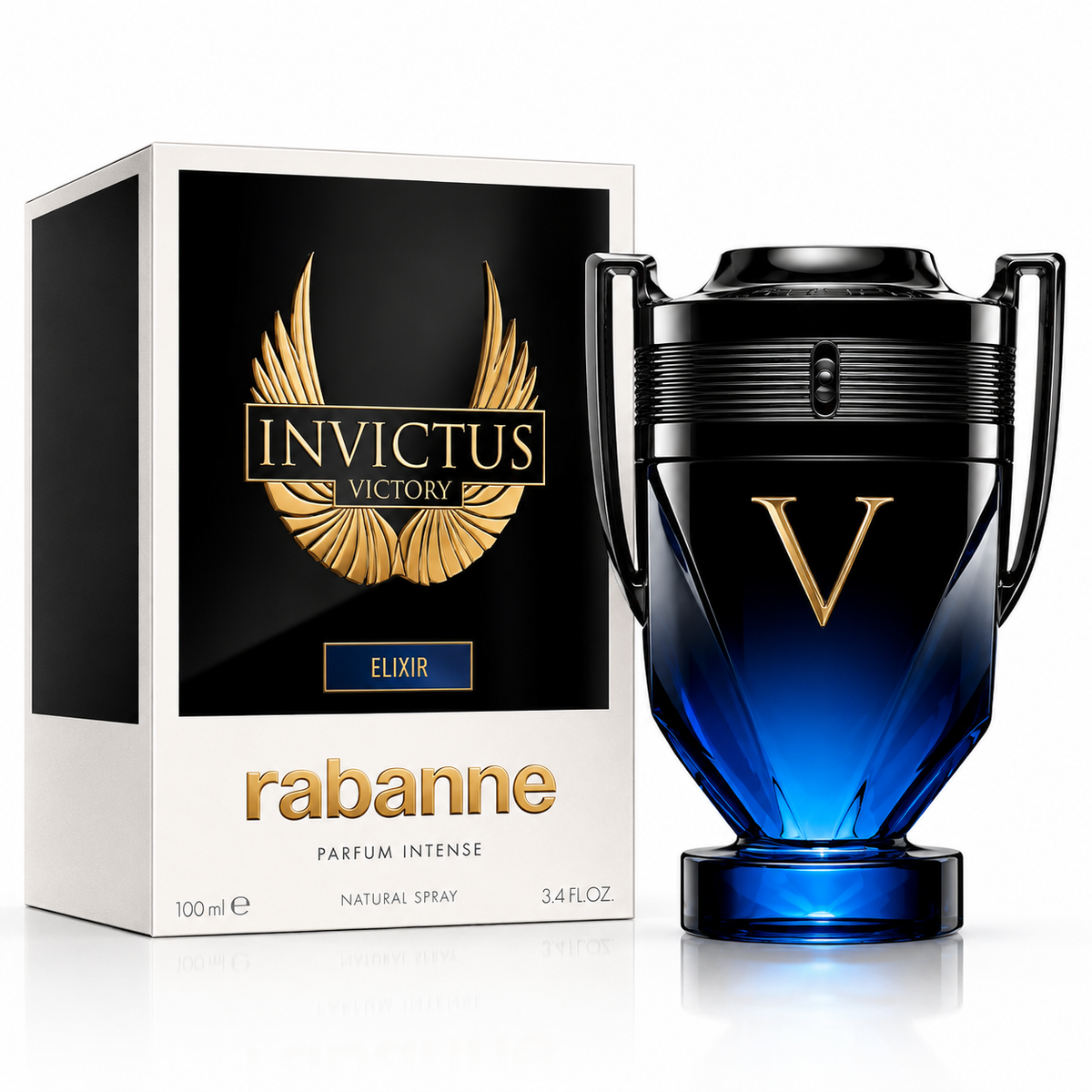 Rabanne Invictus Victory Elixir Parfum Intense 3.4 oz (100 ml) – Men's Fragrance